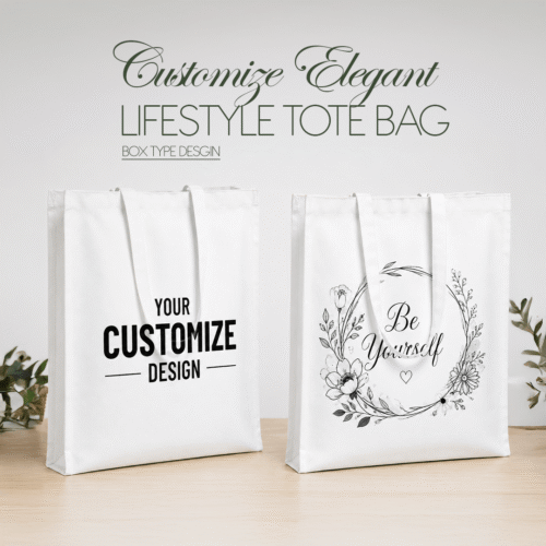 TOTE BAG BOX TYPE WHITE 1