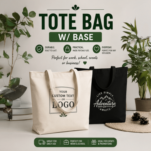 Tote Bag with Base Design